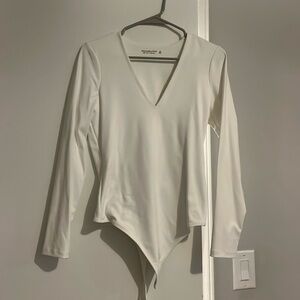 Abercrombie and fitch - Long sleeve white bodysuit